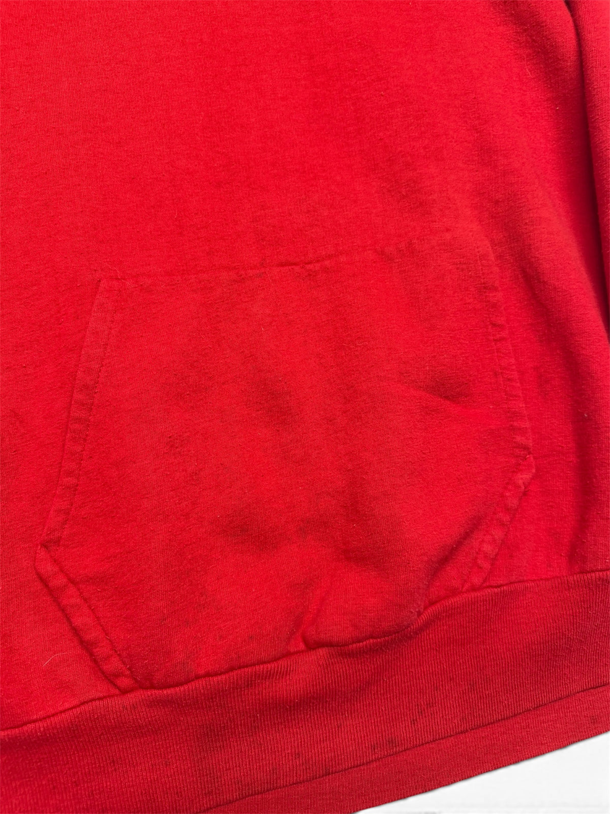 60s Red Kangaroo Pocket Sweatshirt 22x25 (S/M)