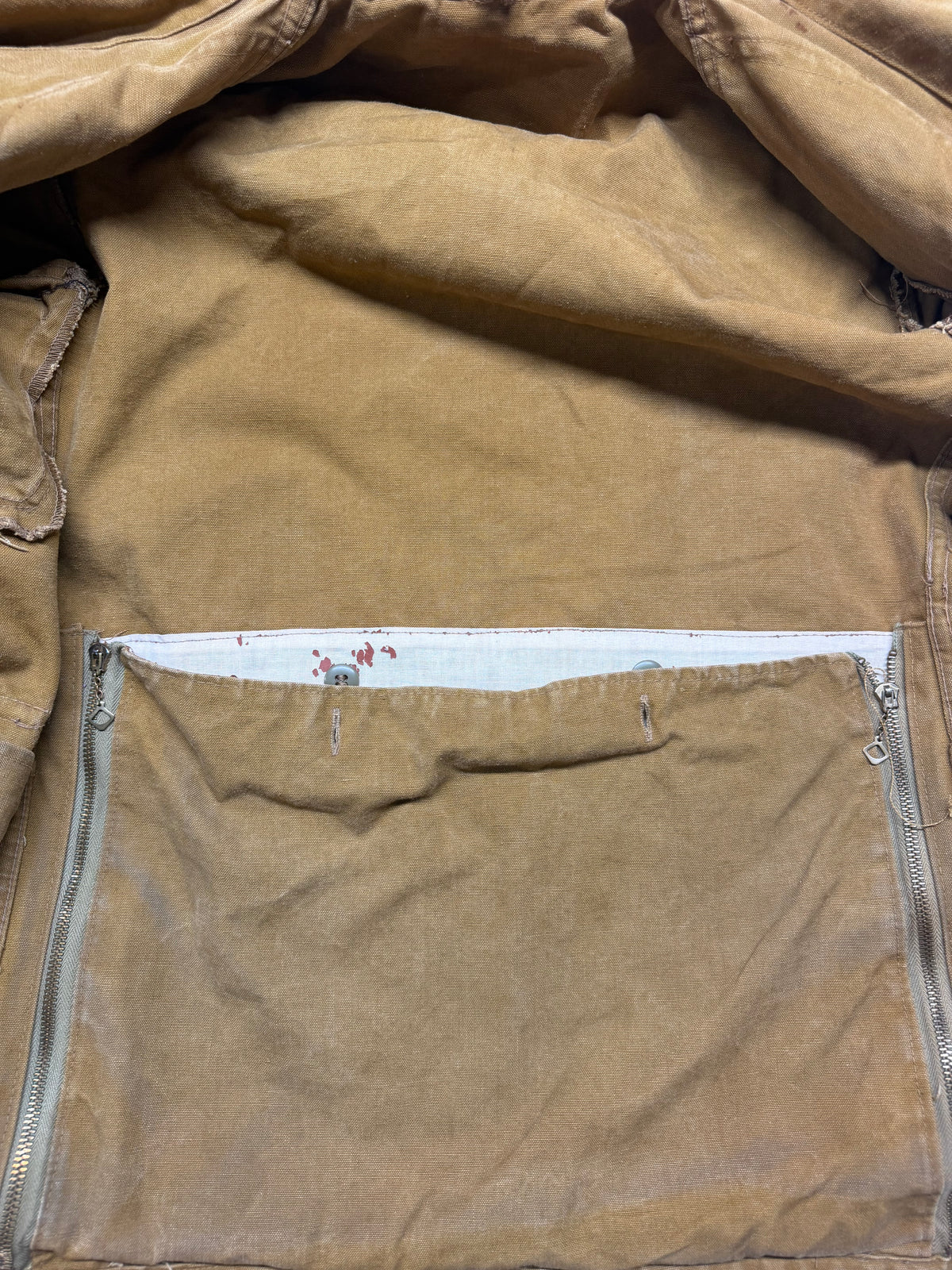 60s Goose Brand Canvas Hunting Jacket 24x28 (M/L)