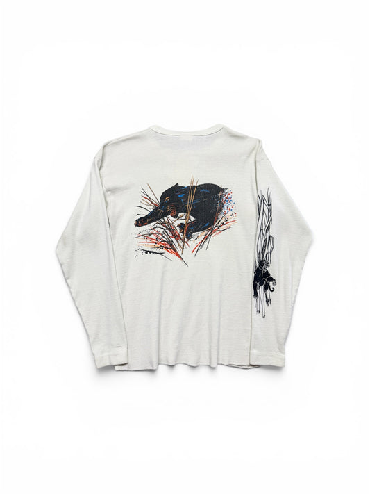 80s Black Panther Henley 16x23 (S)