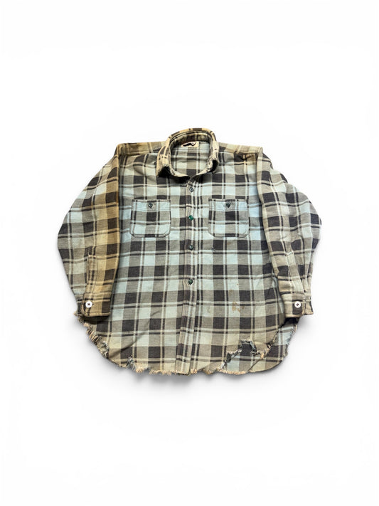 60s/70/ Champion Worn Heavyweight Flannel 23x27 (M)