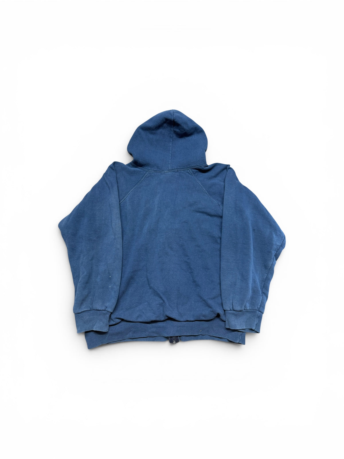 80s Thermal Lined Zip Up Hoodie 23x24 (M)