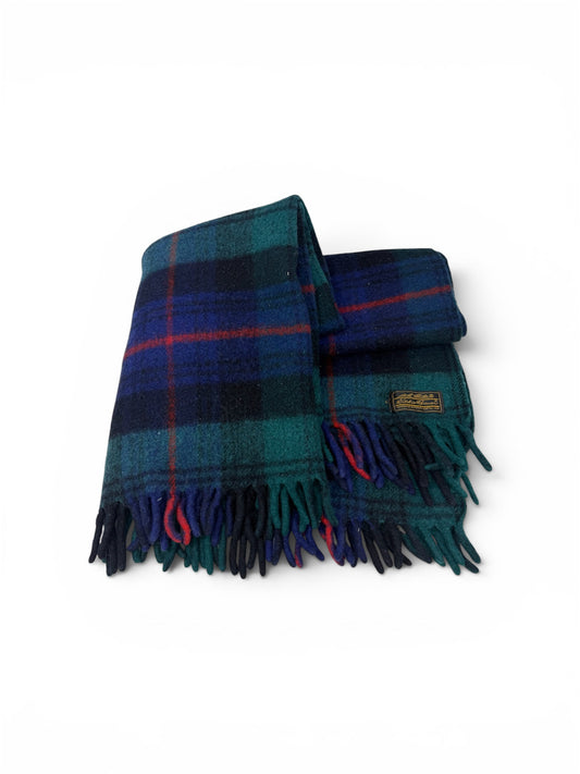 80s/90s Eddie Bauer Black Label Wool Blanket 38x50